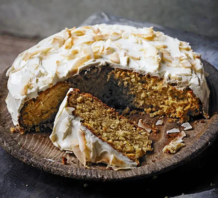 BBC Good Food | Honey Parsnip & Coconut Cake