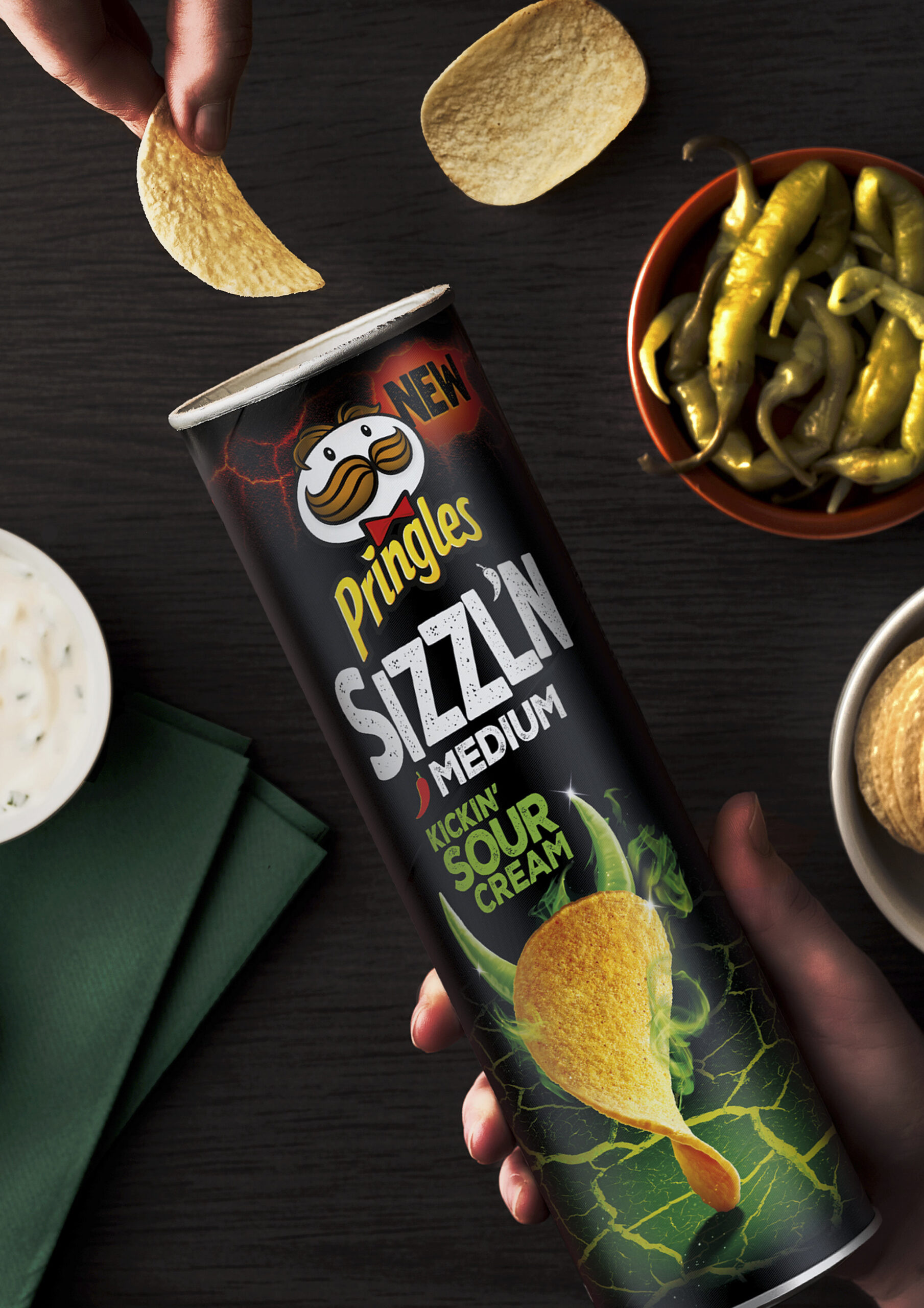 Food and Drink Photography | Pringles | Sizzlin Sourcream